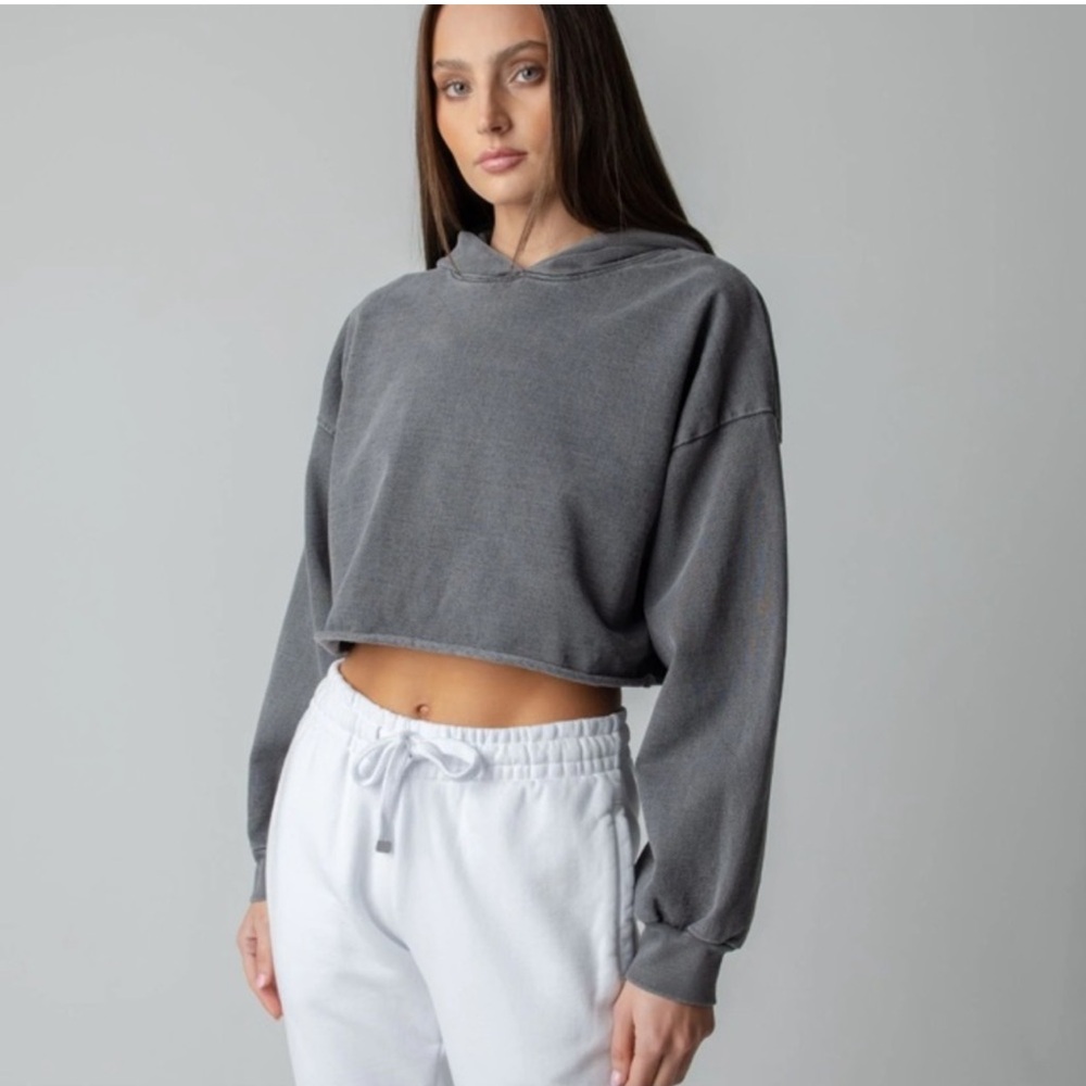 Talentless Cropped Hoodie